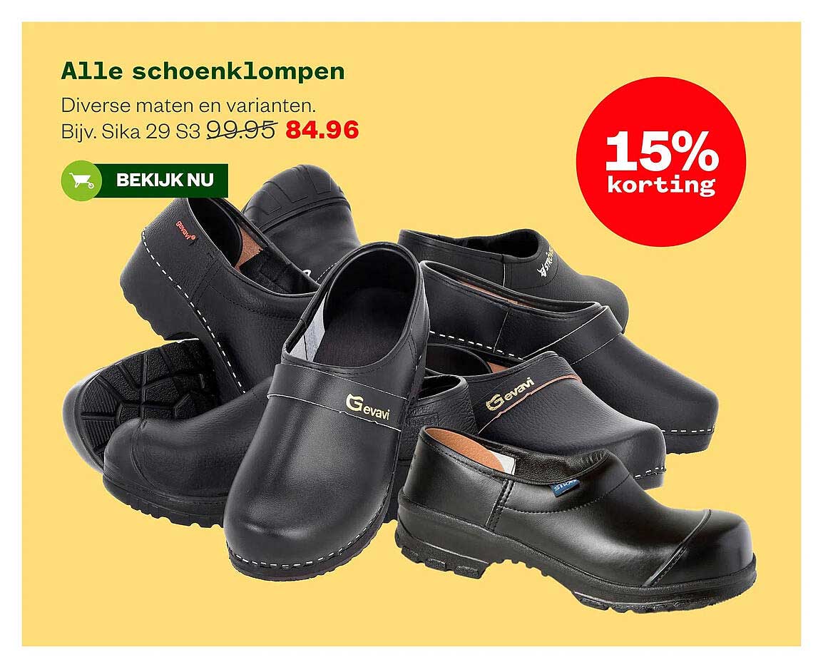 Alle schoenklompen