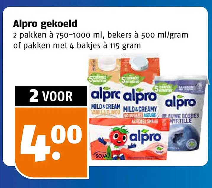 Alpro gekoeld 2 voor