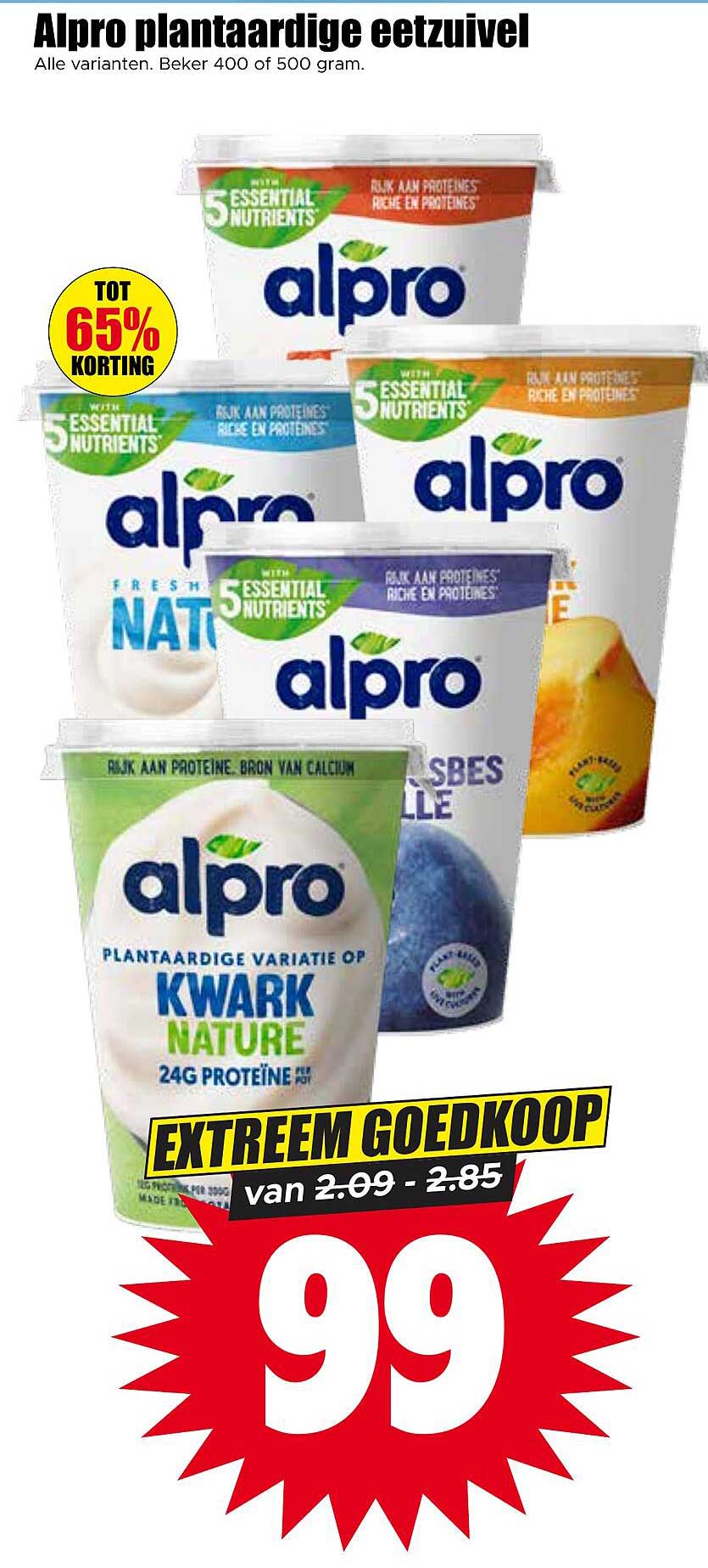 Alpro plantaardige eetzuivel