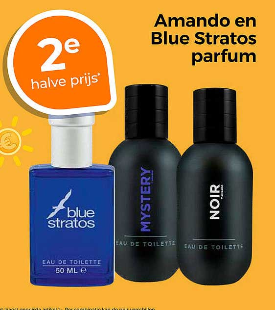 Amando en Blue Stratos parfum 2e halve prijs*