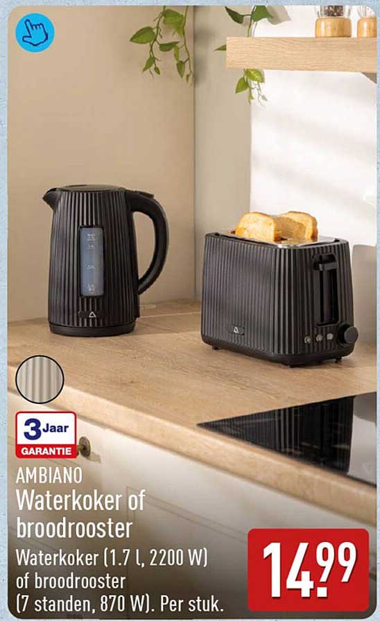 AMBIANO Waterkoker of broodrooster