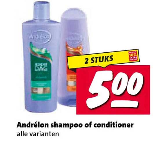 Andrélon shampoo of conditioner alle varianten 2 STUKS