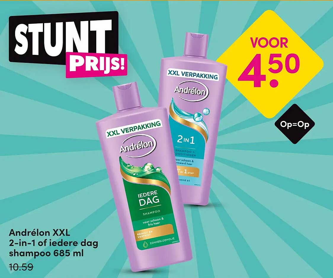 Andrélon XXL 2-in-1 of iedere dag shampoo 685 ml