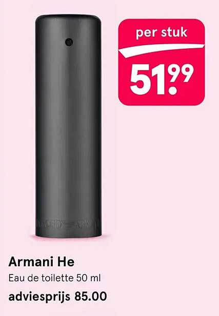 Armani He Eau de toilette 50 ml