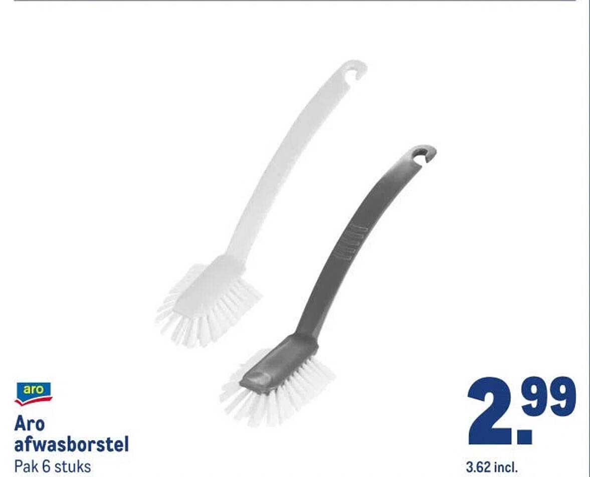 Aro afwasborstel Pak 6 stuks