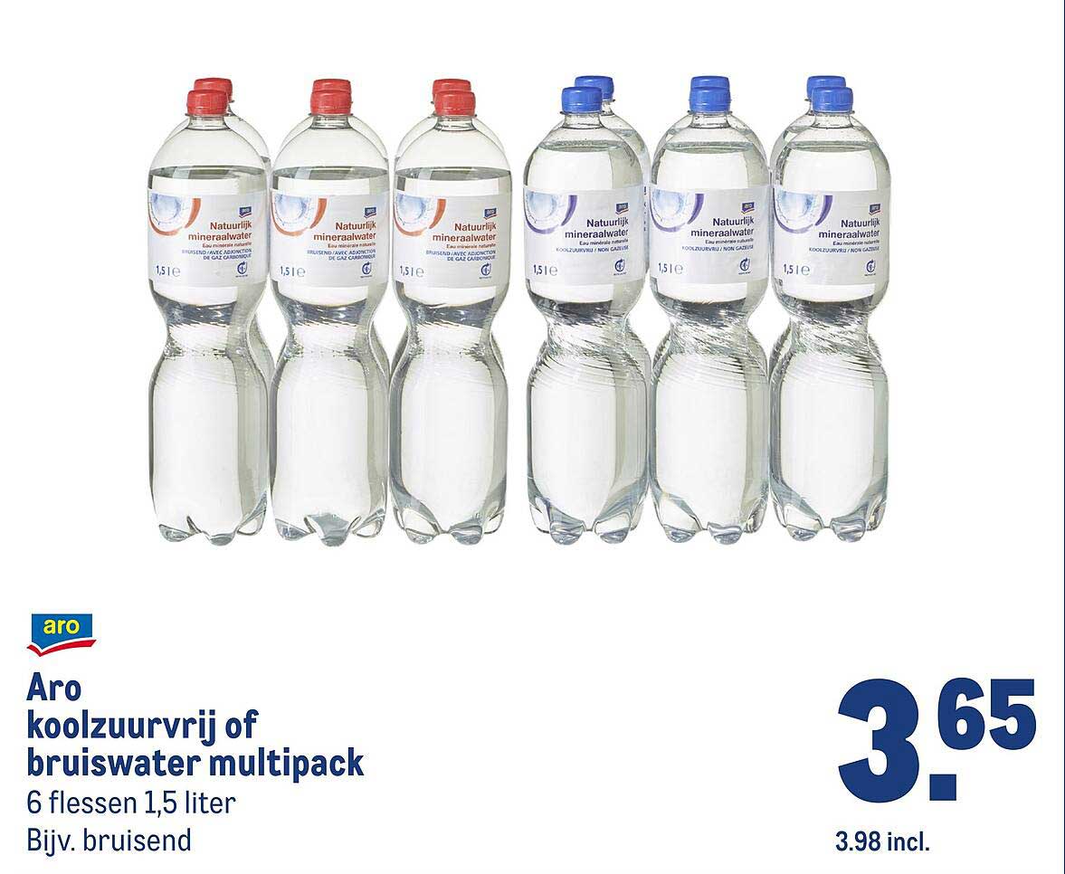 Aro koolzuurvrij of bruiswater multipack