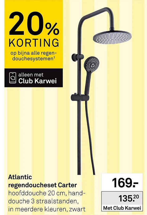 Atlantic regendoucheset Carter