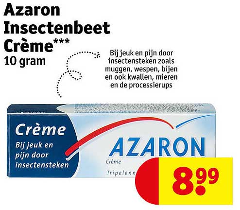 Azaron Insectenbeet Crème*** 10 gram