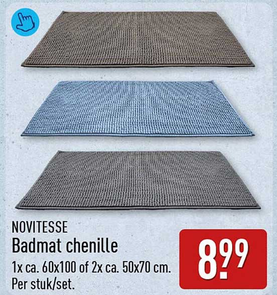 Badmat chenille