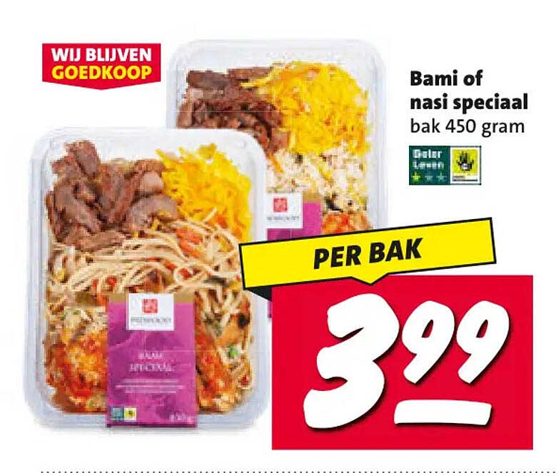 Bami of nasi speciaal bak 450 gram