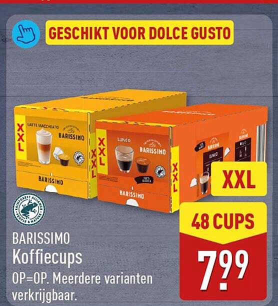 BARISSIMO Koffiecups