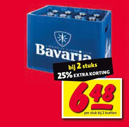 Bavaria bij 2 stuks 25% extrakorting