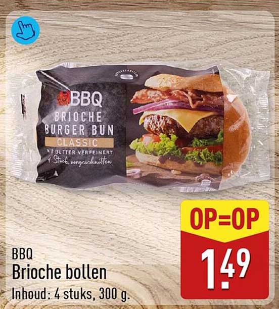 BBQ Brioche bollen