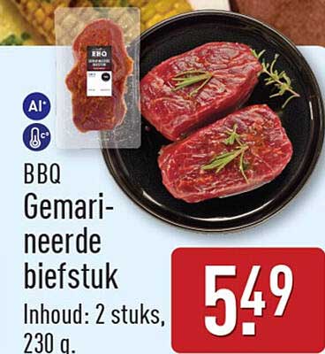 BBQ Gemarineerde biefstuk