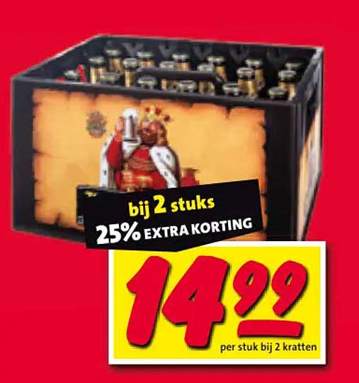 bij 2 stuks 25% EXTRA KORTING