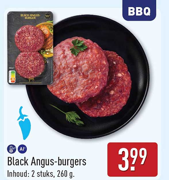 Black Angus-burgers