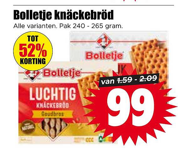 Bolletje knäckebröd