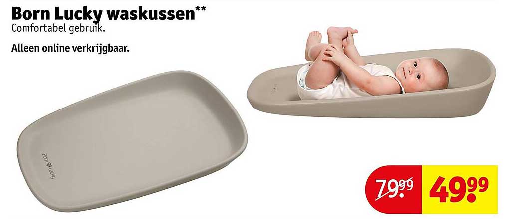 Born Lucky waskussen**