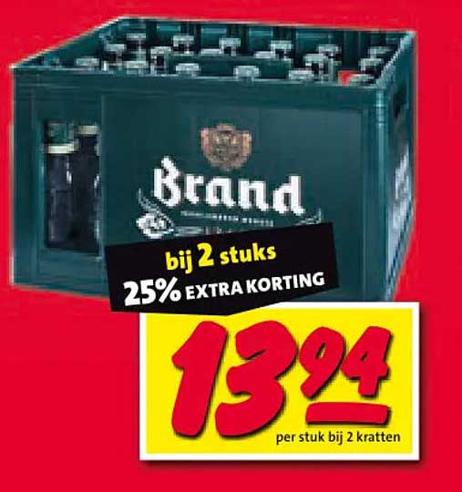 Brand bij 2 stuks 25% EXTRA KORTING
