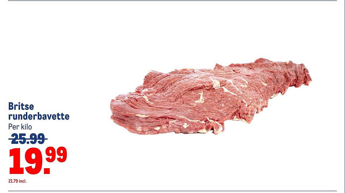 Britse runder bavette