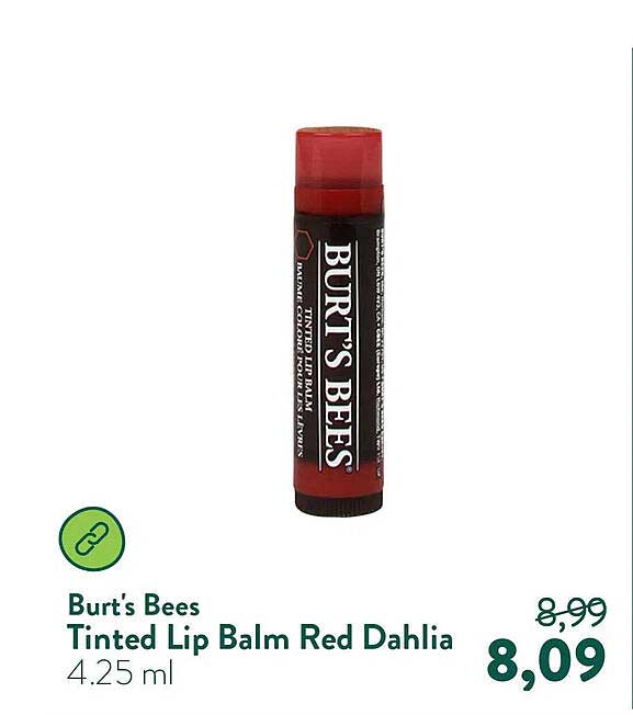 Burt's Bees Tinted Lip Balm Red Dahlia 4.25 ml