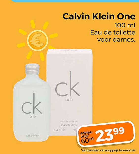 Calvin Klein One 100 ml Eau de toilette voor dames