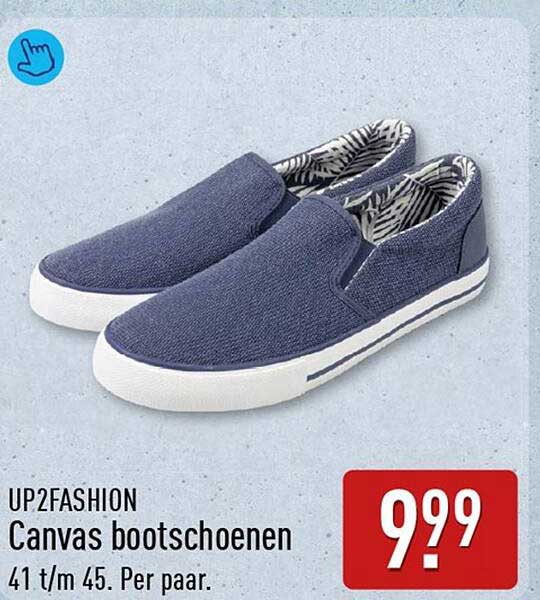 Canvas bootschoenen