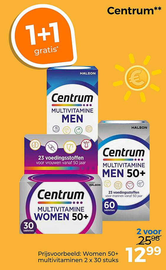 Centrum** 1+1 gratis*