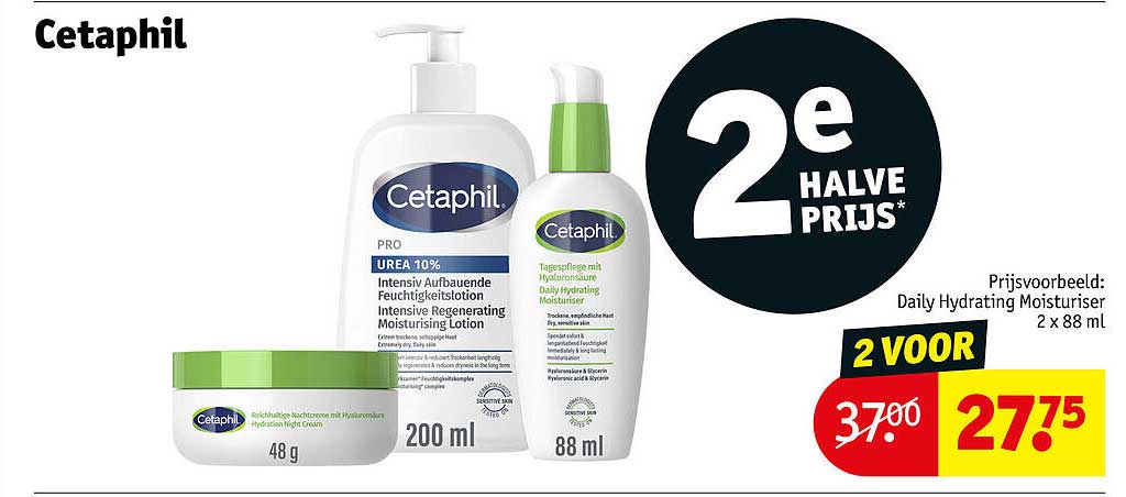 Cetaphil 2e halve prijs