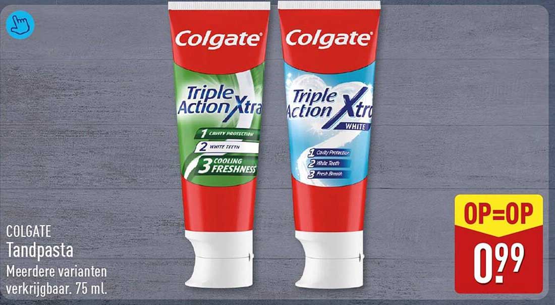 COLGATE Tandpasta Meerdere varianten verkrijgbaar. 75 ml.