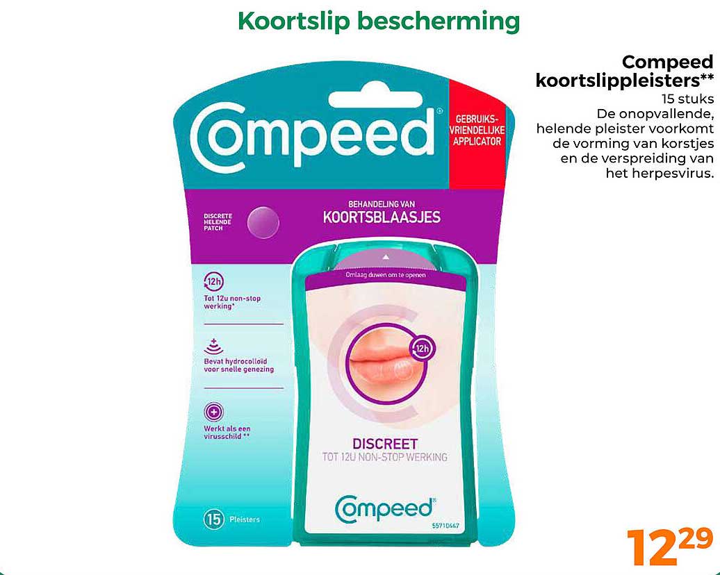 Compeed koortslippleisters** 15 stuks