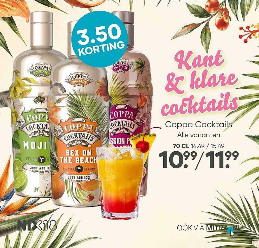 Coppa Cocktails Alle varianten 70 cl