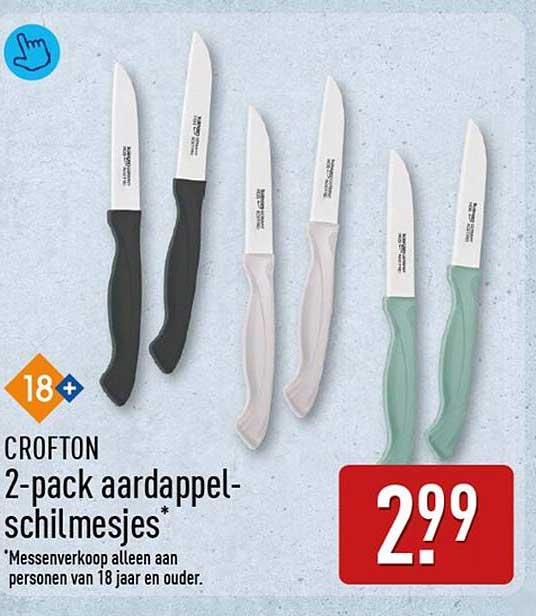 CROFTON 2-pack aardappel-schilmesjes*