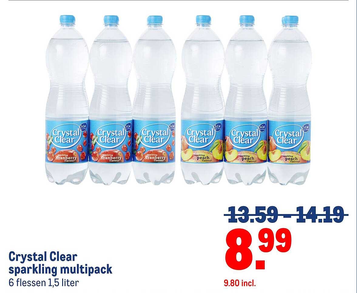 Crystal Clear sparkling multipack