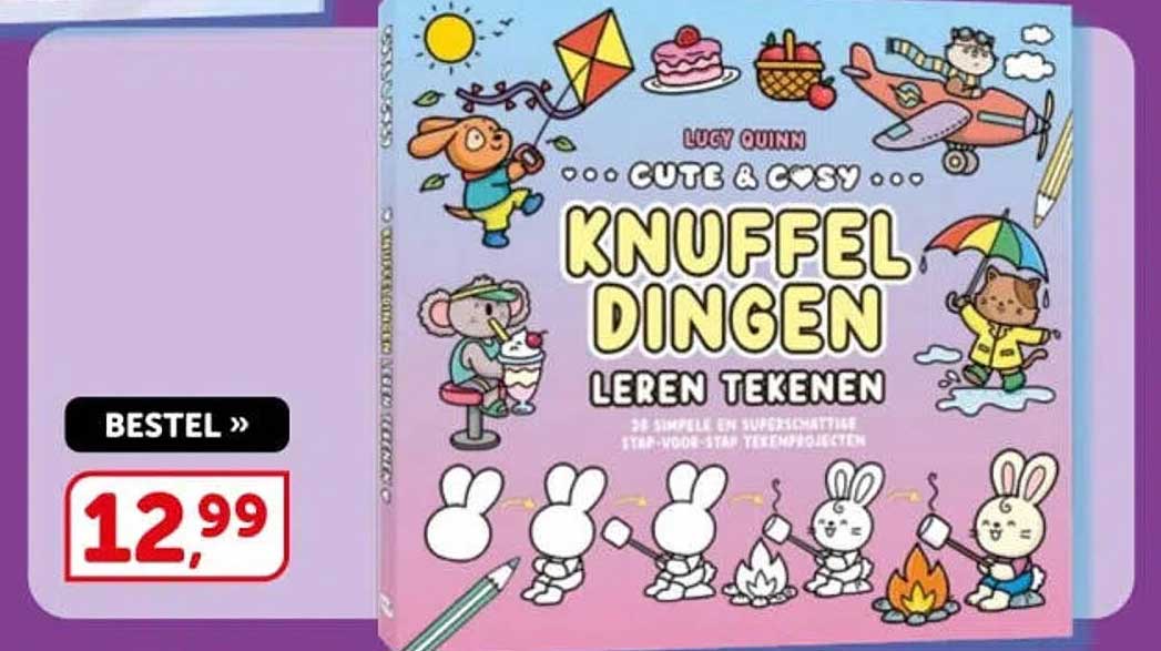 CUTE & COVY KNUFFEL DINGEN LEREN TEKENEN