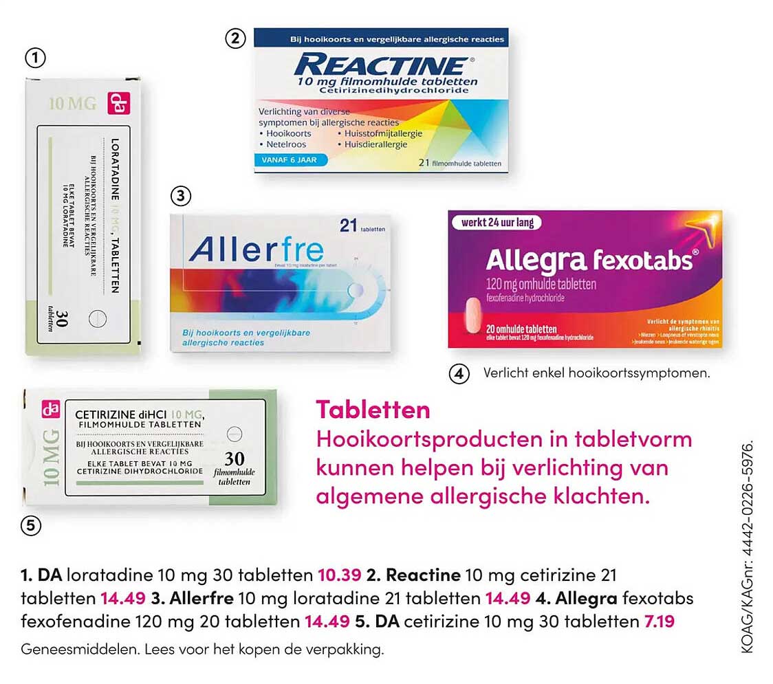DA loratadine 10 mg 30 tabletten
