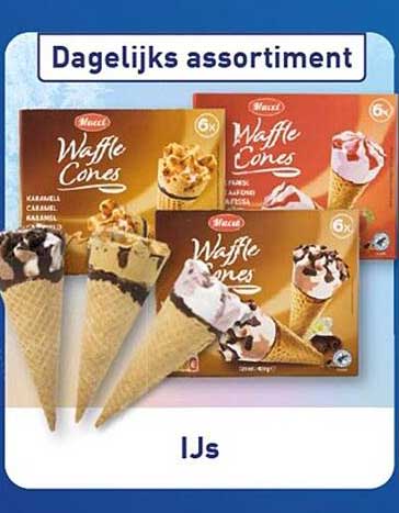 Dagelijks assortiment IJs
