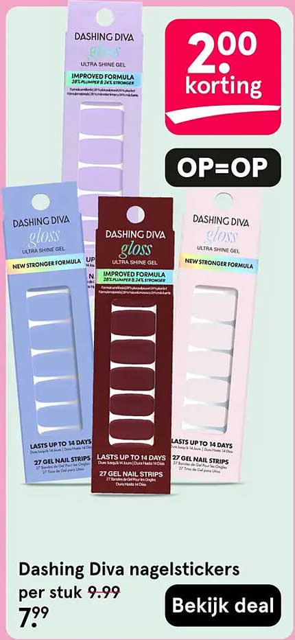 Dashing Diva nagelstickers per stuk