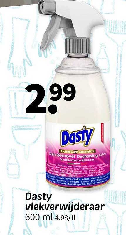 Dasty vlekverwijderaar