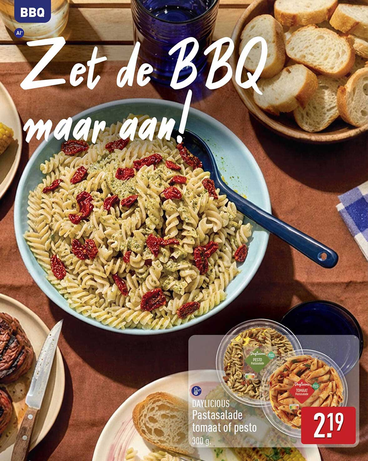 Daylicious Pastasalade tomaat of pesto 300 g