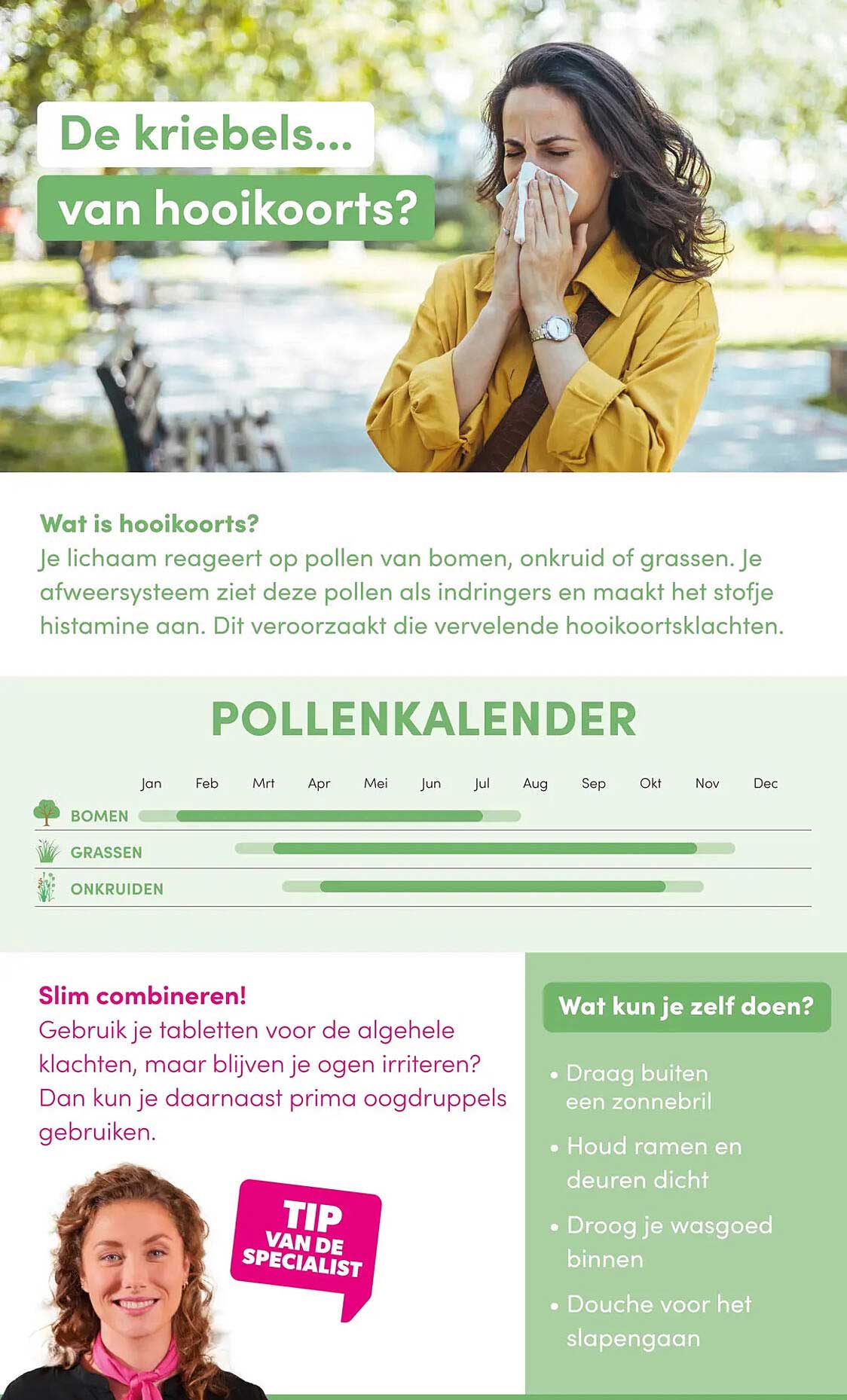De kriebels... van hooikoorts?