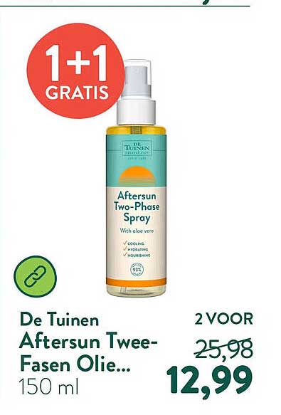 De Tuinen Aftersun Twee-Fasen Olie... 1+1 GRATIS
