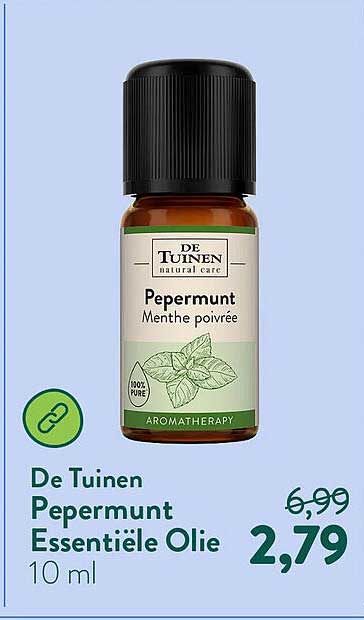 De Tuinen Pepermunt Essentiële Olie 10 ml