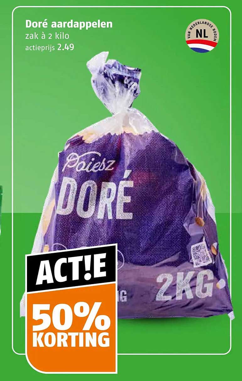 Doré aardappelen zak à 2 kilo