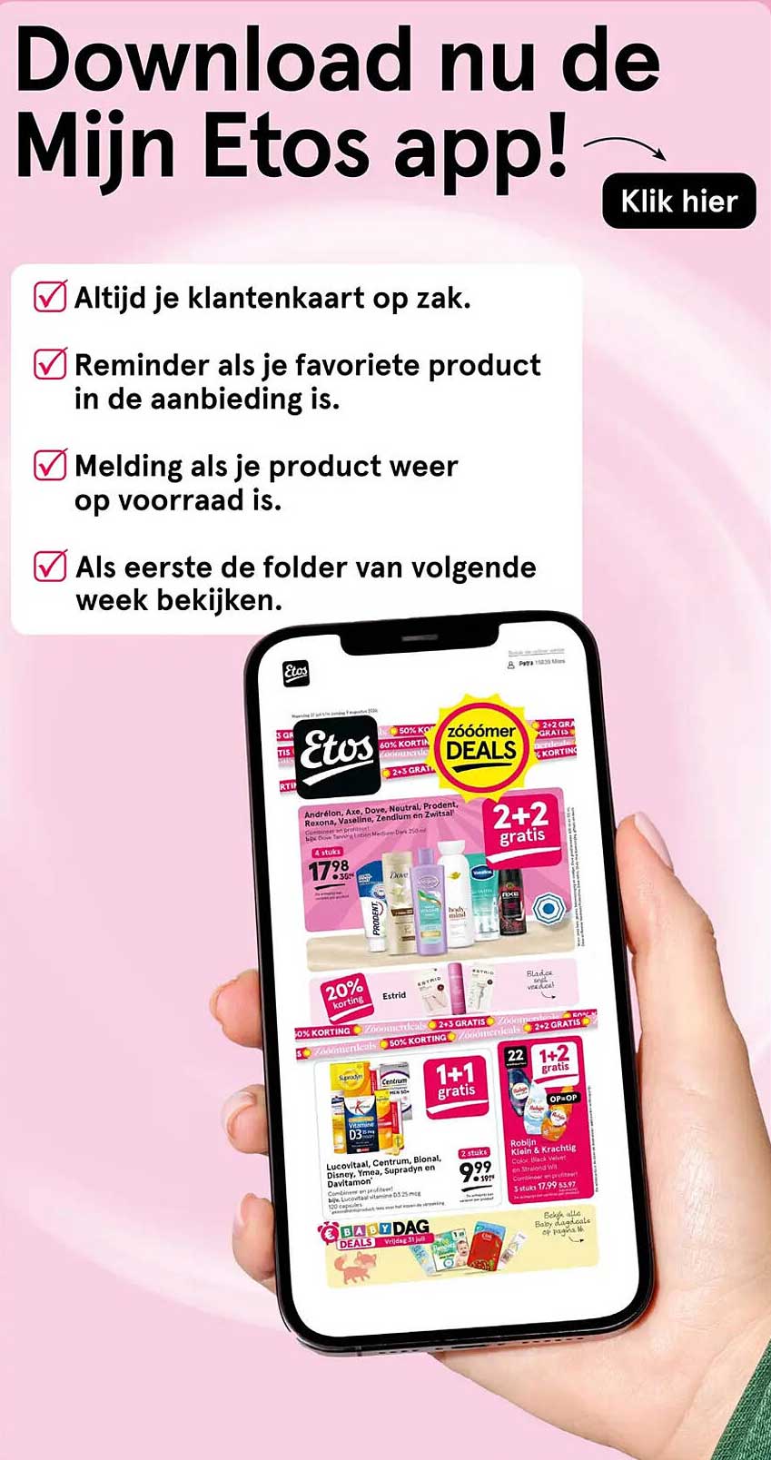 Download nu de Mijn Etos app! Klik hier