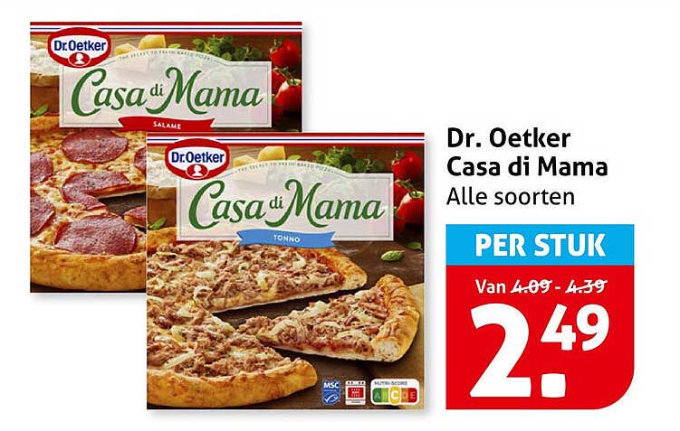 Dr. Oetker Casa di Mama Alle soorten PER STUK