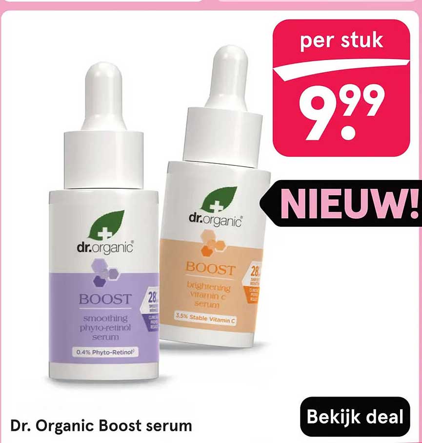 Dr. Organic Boost serum
