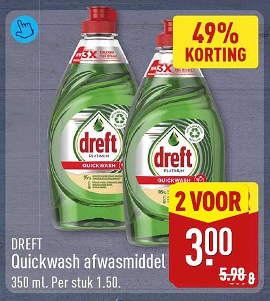 Dreft Quickwash afwasmiddel
