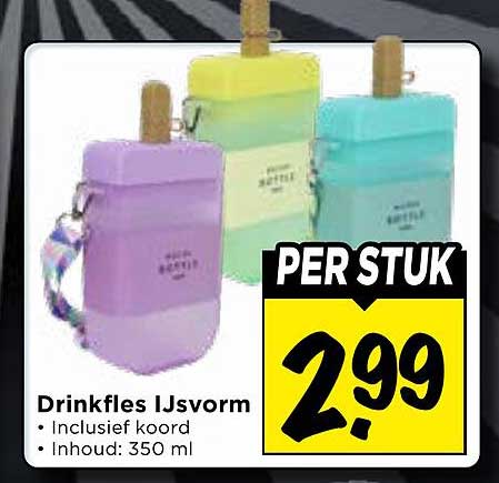 Drinkfles IJs vorm