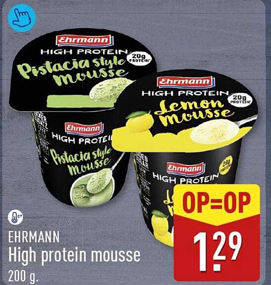 Ehrmann High protein mousse 200 g. OP=OP